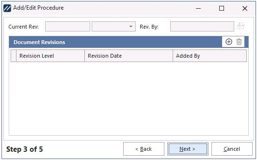 Step 3 — Specify a current revision