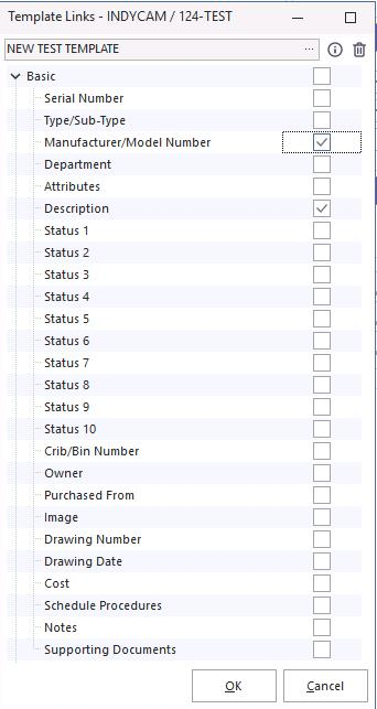 Locking template fields