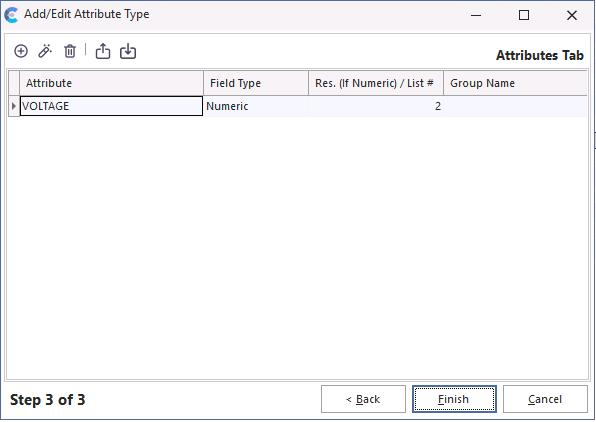 Step 3 — attribute values