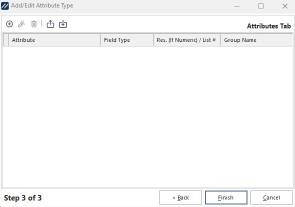 Step 3 — attribute values