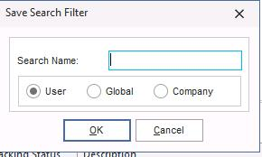 Save search dialog