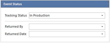 Tracking Status — example 1