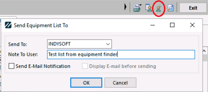 Send to another user