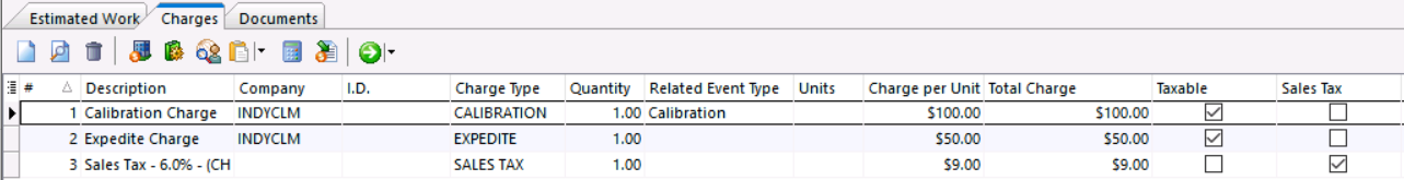 Estimate with tax calculated