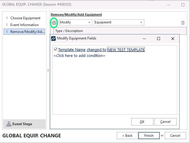 Modify Equipment Fields