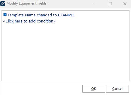 Selecting the template