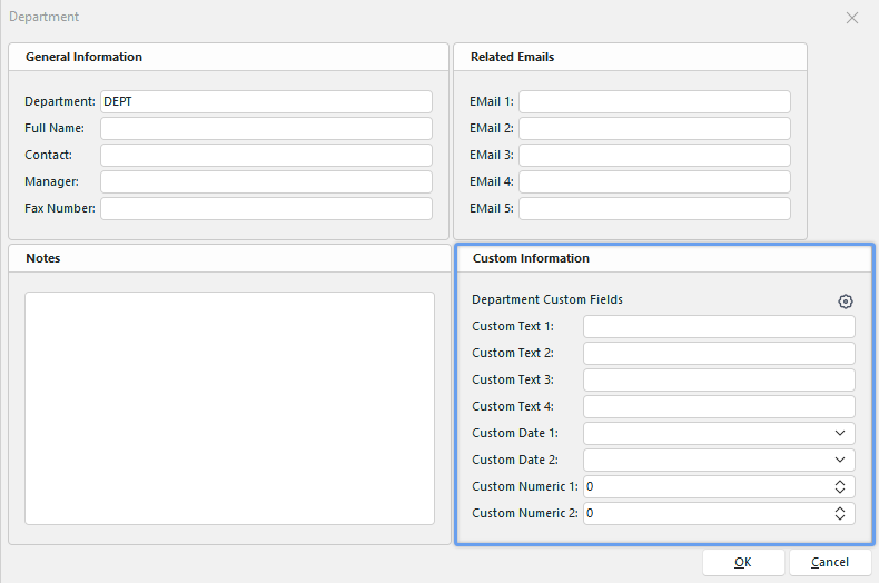 Add/Edit Department - Step 4