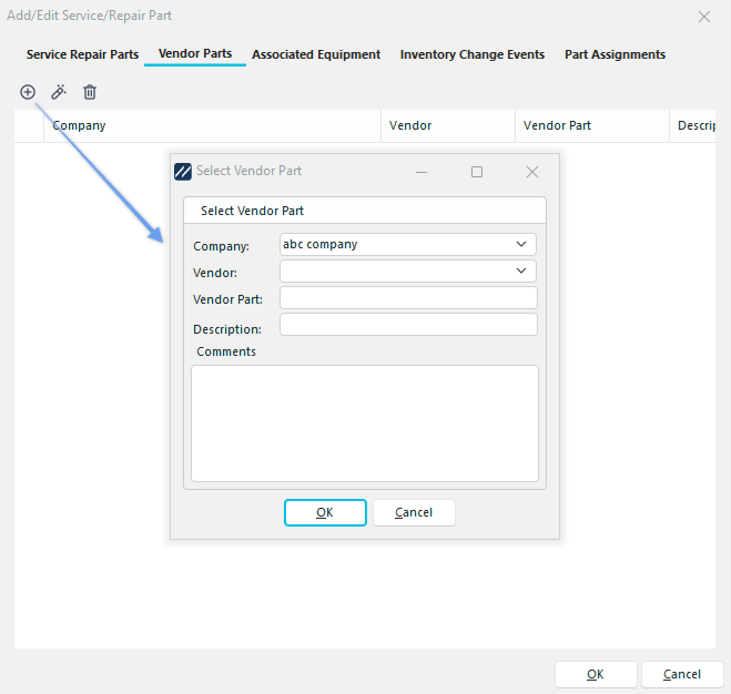 Select Vendor Part