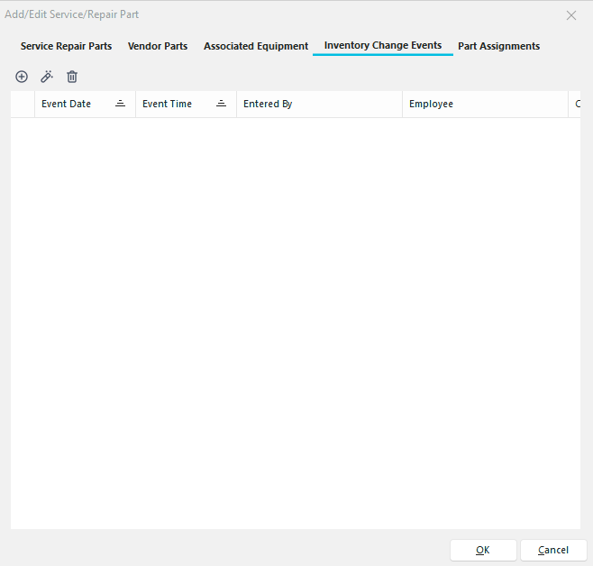 Add/Edit Service/Repair Part Step 5