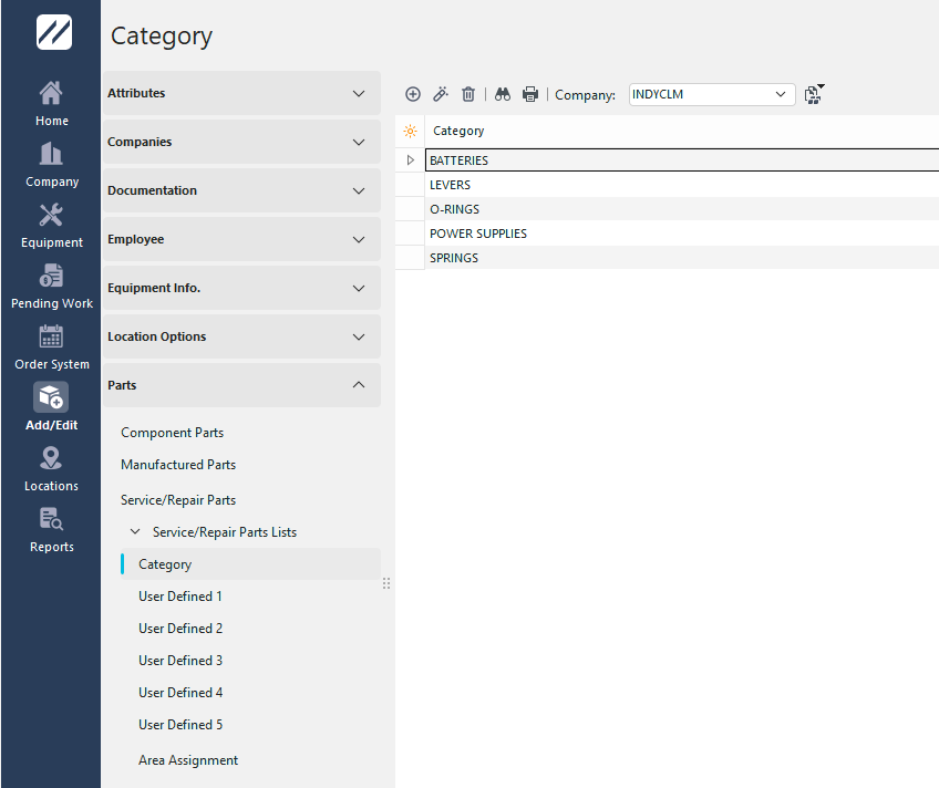 Add/Edit Category Dialog