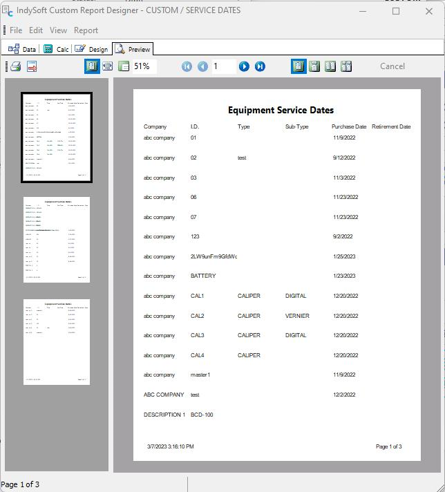 Preview Tab Example