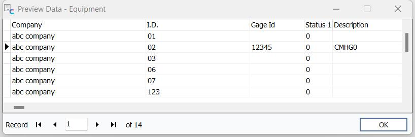 Query Wizard - Preview