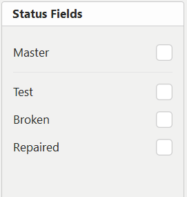 Select Master Checkbox (Additional Info Tab)