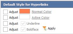 Default Style for New Hyperlinks
