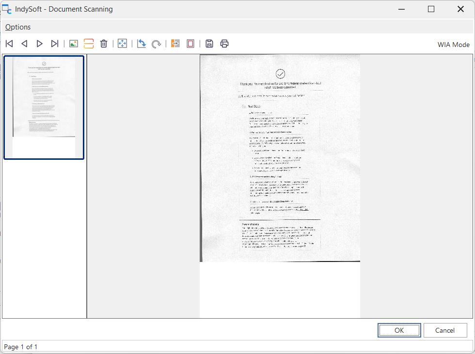 IndySoft - Document Scanning Wizard