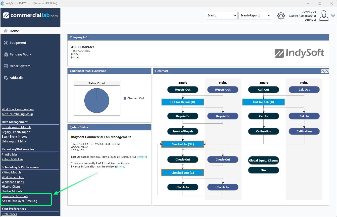 Employee Time Log Utility &amp; Add to Employee Time Log