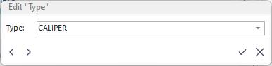 Edit Equipment Field Dialog