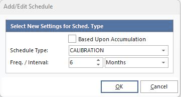 Add/Edit Schedule