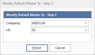 Step 2- Modify Default Master To