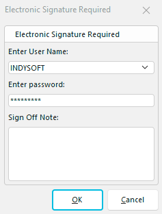 Electronic Signature Required