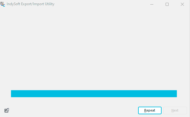 Export Progress