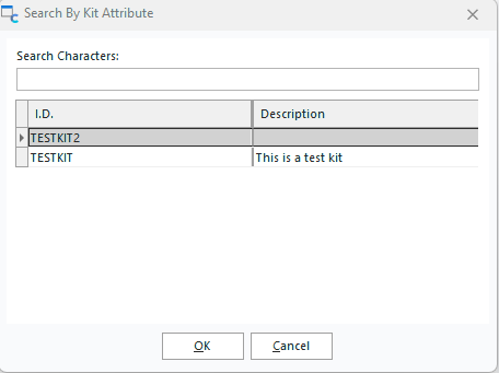 Search By Kit Association
