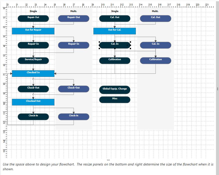 Grid Example - Flowchart Editor