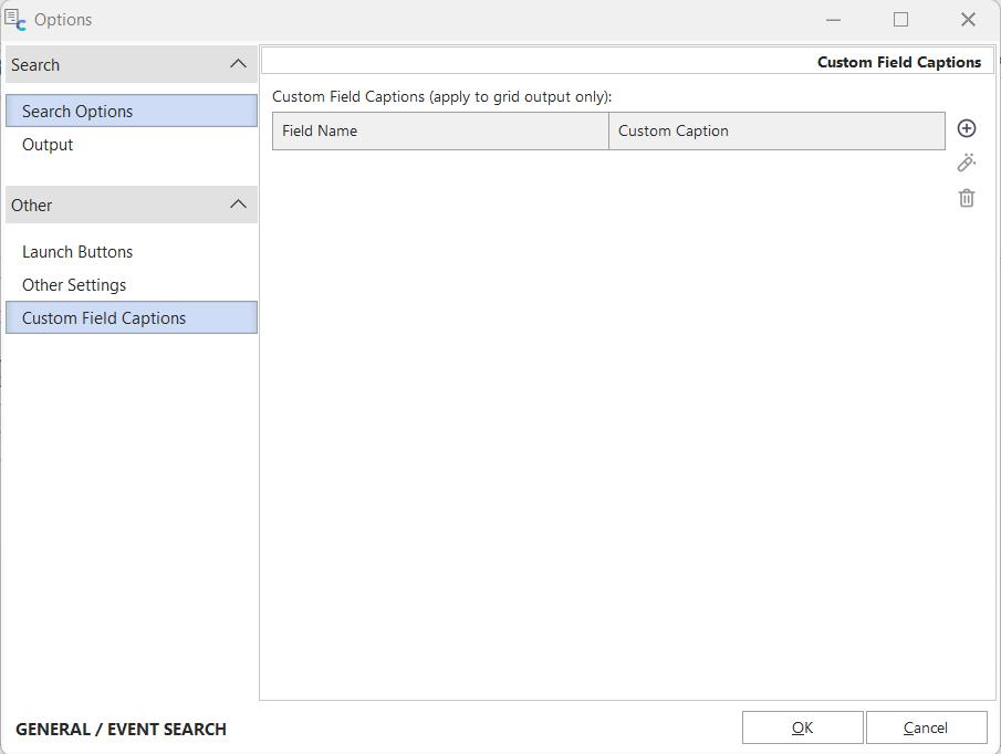 Edit Custom Field Settings
