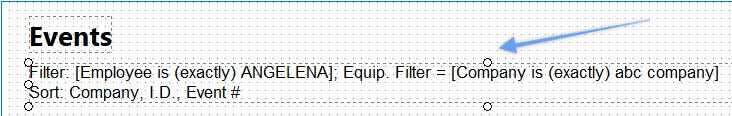 Example - use of a System Variable with DocumentName type - to display filter and sort