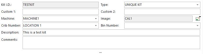 Kit Info. Dialog