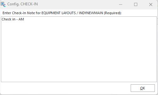 Prompt for Check-in Note