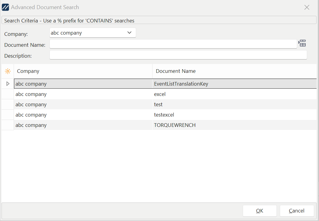 Advanced Document Search