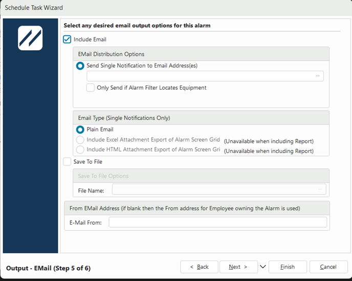 IndySoft Alarm System - Output Email