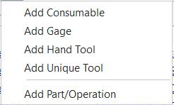 Equipment Requirement Types
