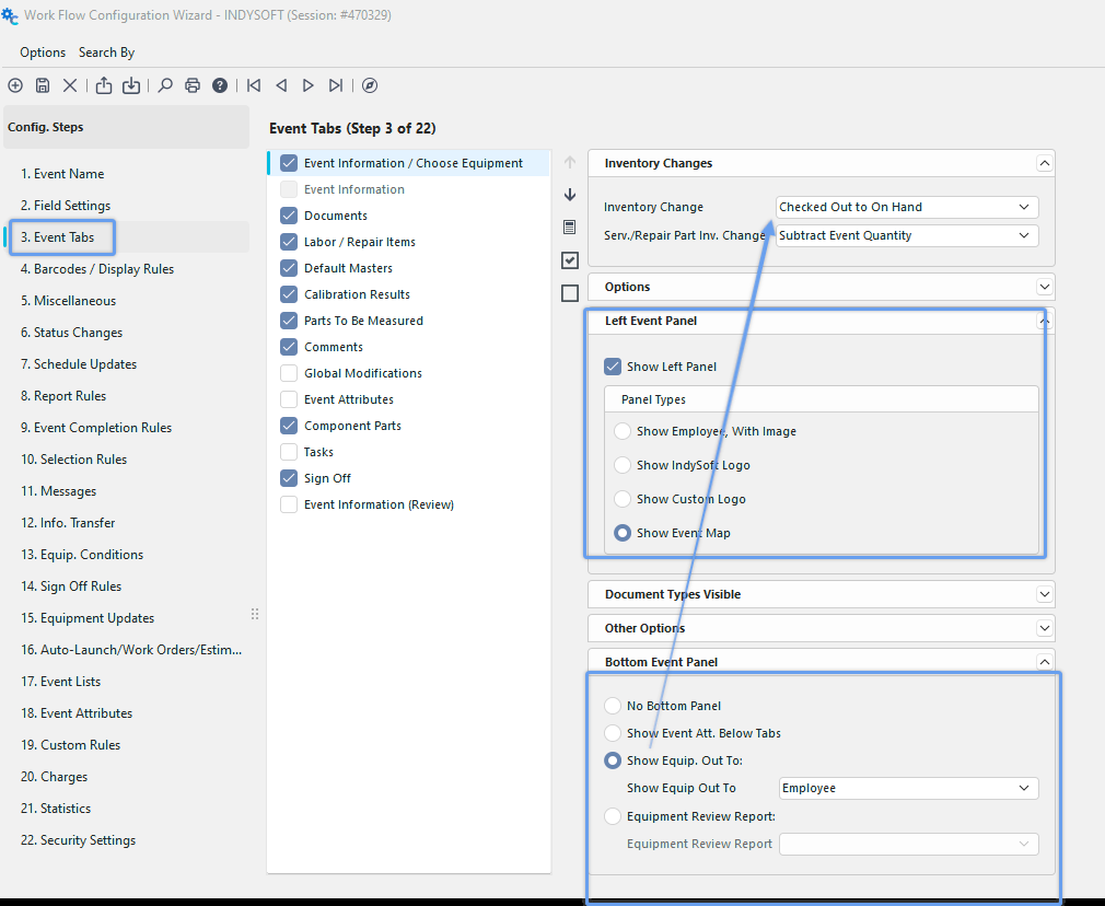 Workflow Configuration - Step 3 Example Settings