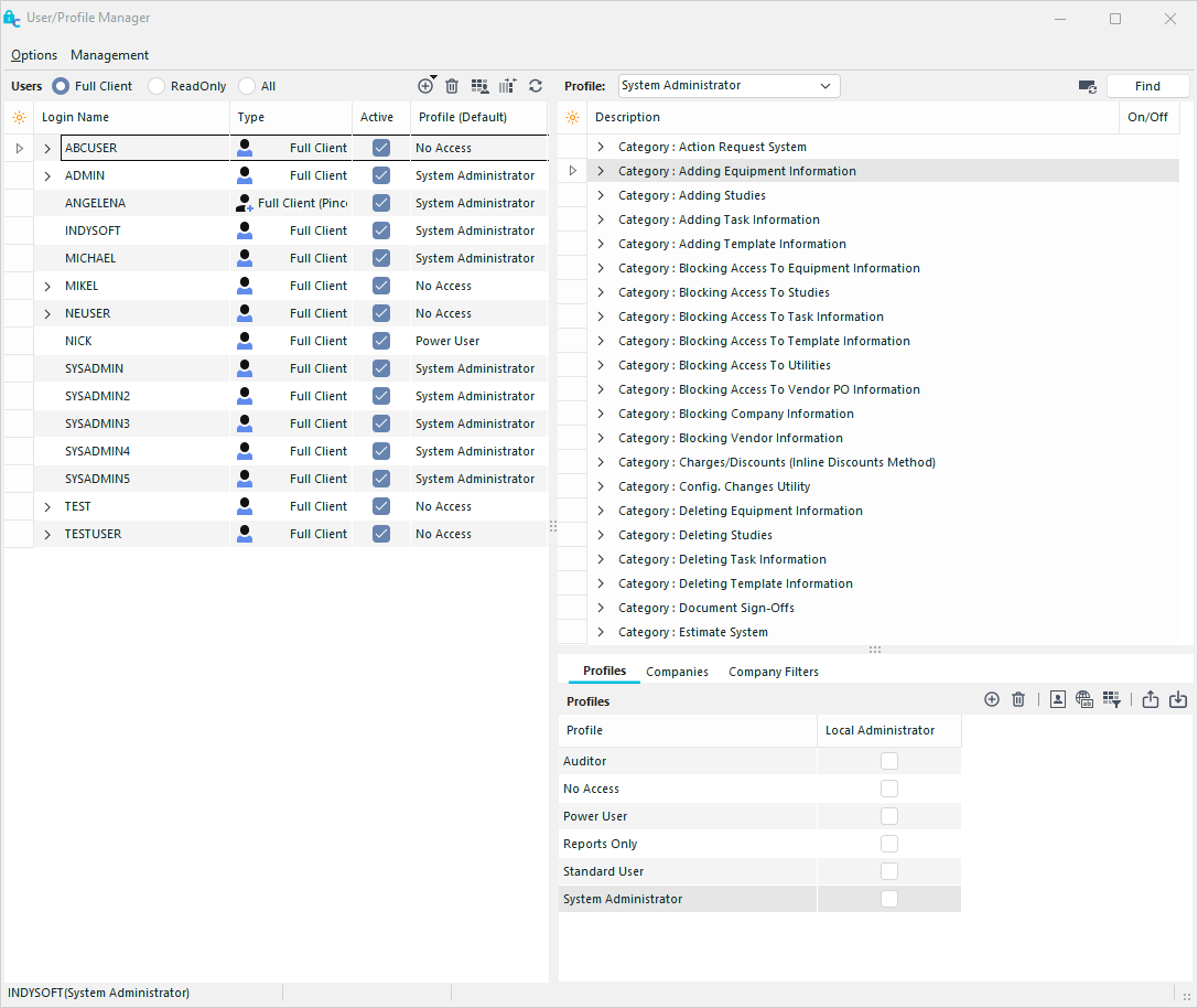 Profile Manager - Overview