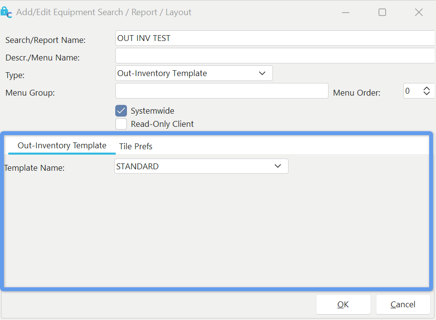 Out-Inventory Template