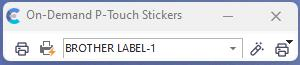 On-Demand P-Touch Stickers