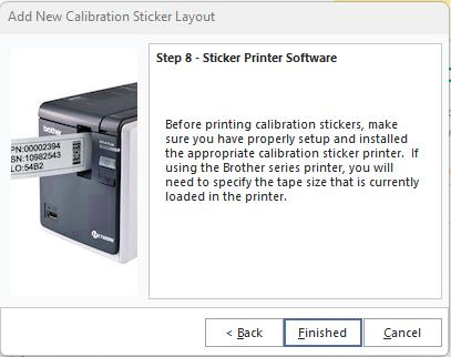 Add New Cal. Sticker Layout - Step 8