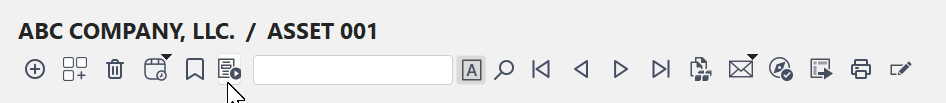 Save as Template Button in Equipment View Header