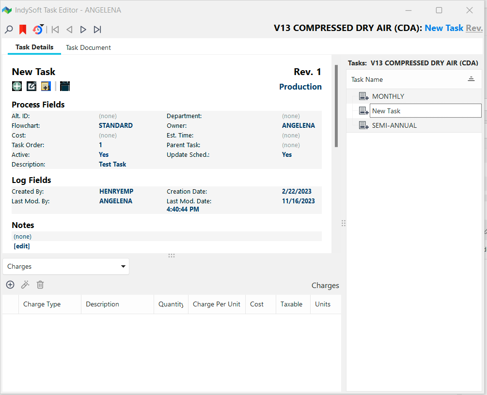 Add/Edit Task Schedule Dialog