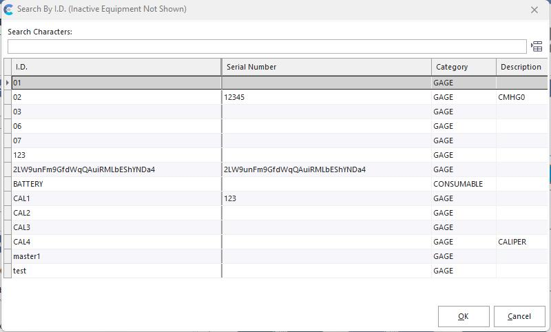 Single-Field Search Dialog