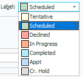 Drop-Down Labels