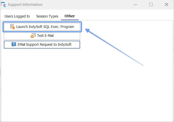 IndySoft Support Utility - Other Tab