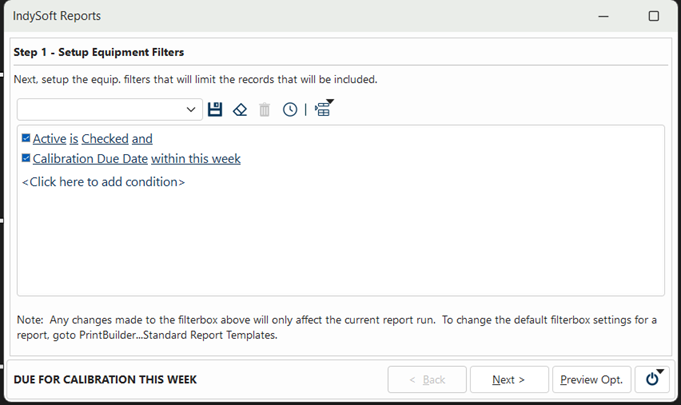 IndySoft Report Wizard Dialog