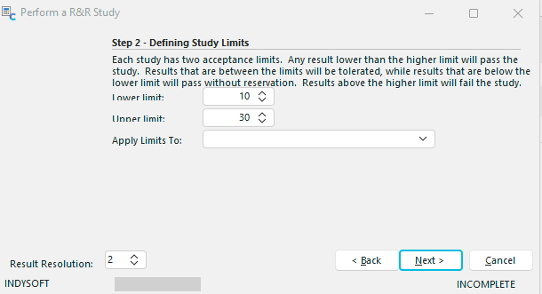Step 2 - Defining Study Limits