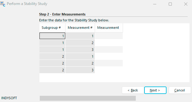 Stability Study - Step 2