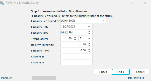 Step 2 - Environmental Info., Miscellaneous