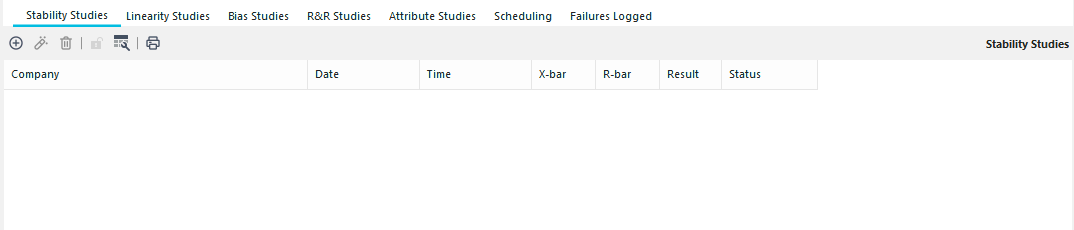 Studies Detail Tabs