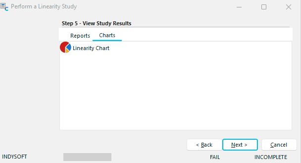 Step 5 - View Study Results (Charts)